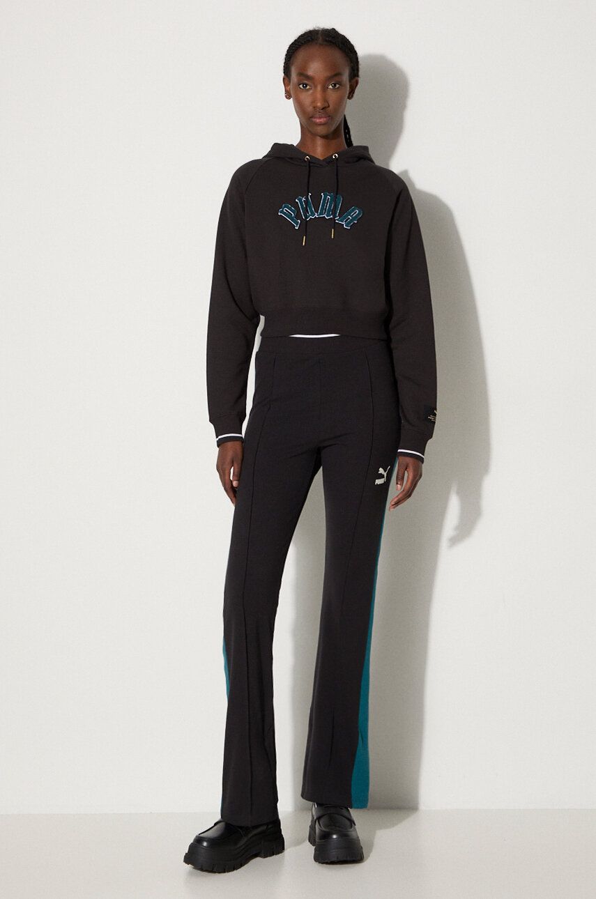 Pulover Puma Hoodie Classics Play Paris Relaxed With application Črna | 627484, 1