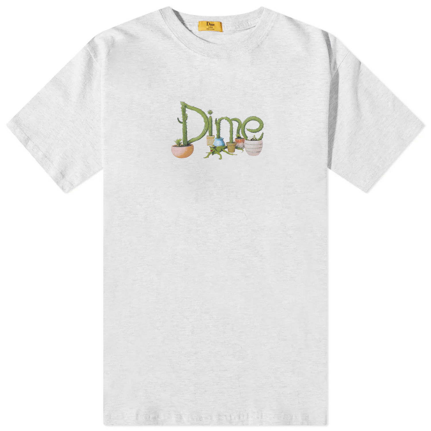 Majica Dime Cactus Tee Ash Siva | DIMESU2321ASH, 0