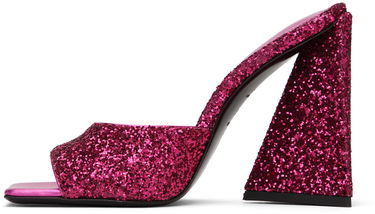 Nega čevljev The Attico Attico Devon Glitter Mules Roza | 227WS000 G001, 2