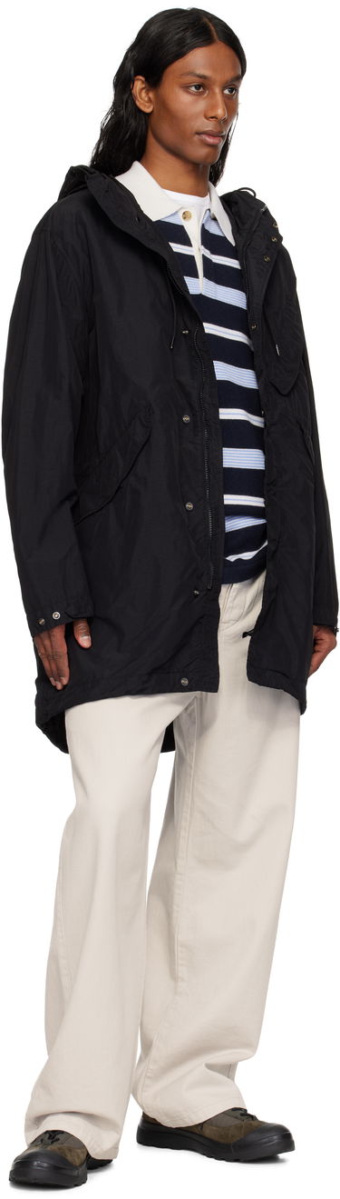Vetrovka C.P. Company C.P. Company Flatt Nylon Goggle Fishtail Parka Črna | 18CMOW064A-005991G, 3