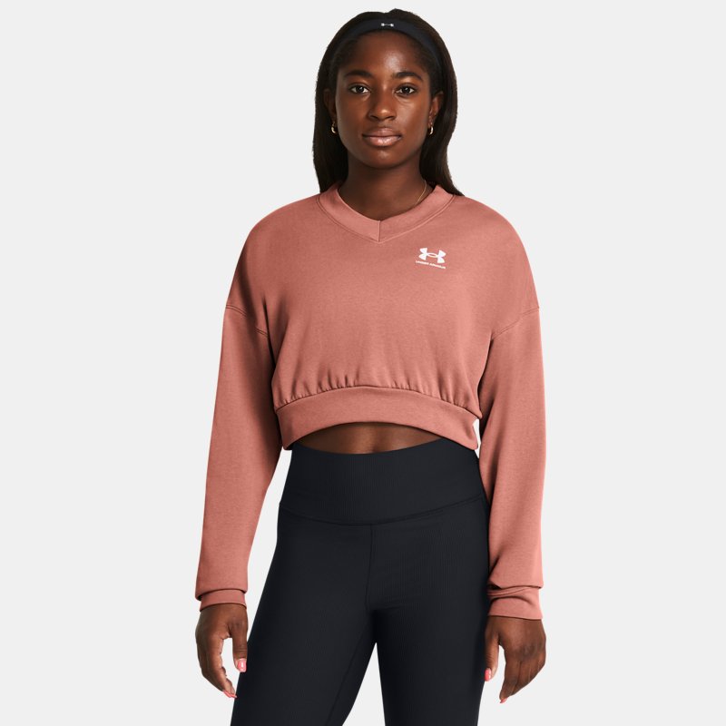 Pulover Under Armour Sweatshirt Roza | 1382738-696