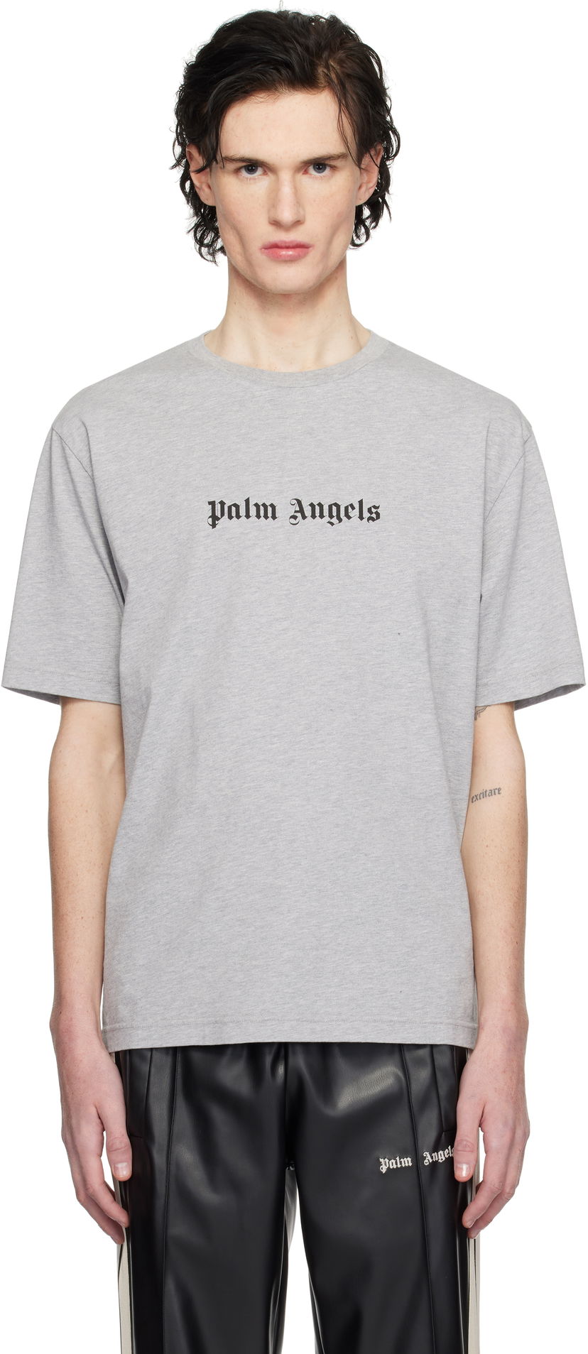 Majica Palm Angels Slim Fit T-Shirt Siva | PMAA089C99JER0030810