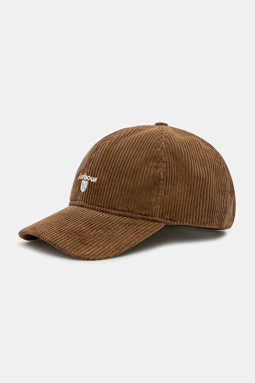 Kapa Barbour Preston Corduroy Baseball Cap Rjava | MHA0911BE51