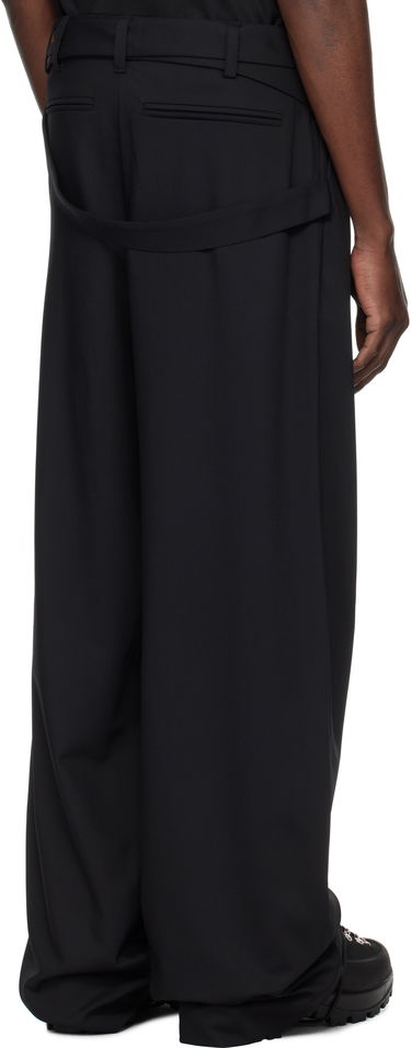 Hlače HELIOT EMIL Heliot Emil Aegis Tailored Trousers Črna | PRESS25_M_10_182_BLK01_CO, 2