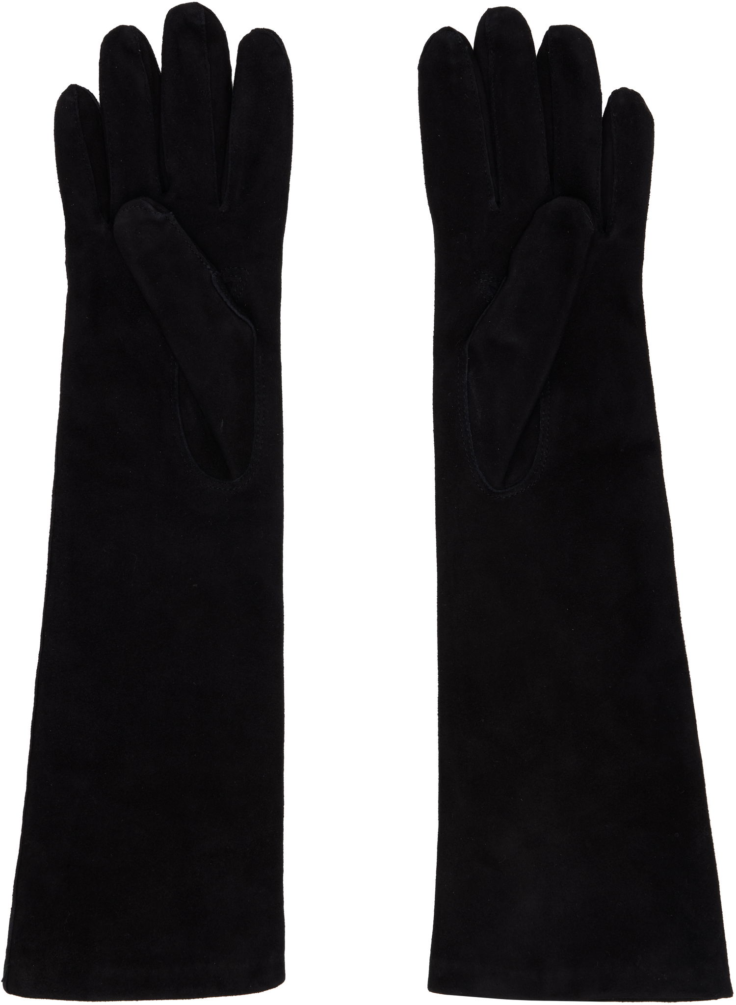 Rokavice Max Mara Afideesuede Long Gloves Črna | 2524566013600, 1