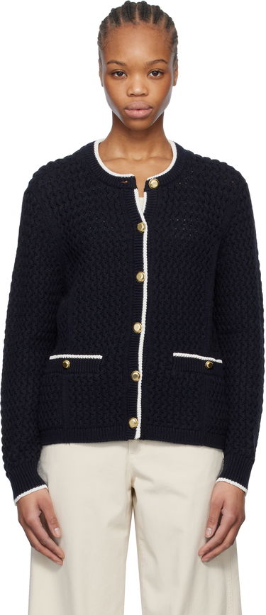 Pleteni pulover rag & bone Rag & Bone Daria Knit Cardigan Mornarica | WAS24P045SD45, 0
