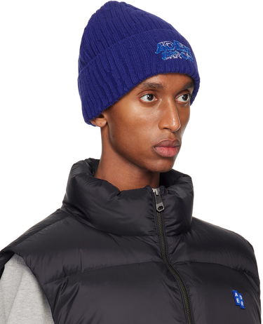 Beanie ADER ERROR Blue Knit Beanie Modra | BN26FYHW0501BL, 3
