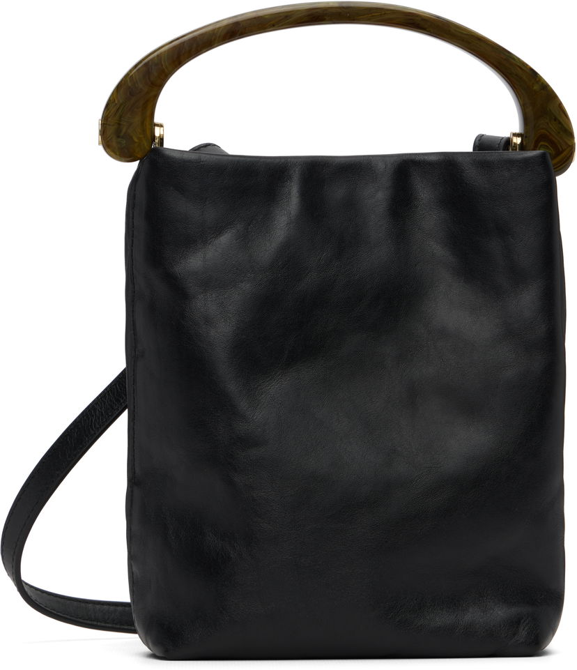 Torba za čez ramo Dries Van Noten Dries Van Noten Micro Leather Shoulder Bag Črna | 252-011523-195