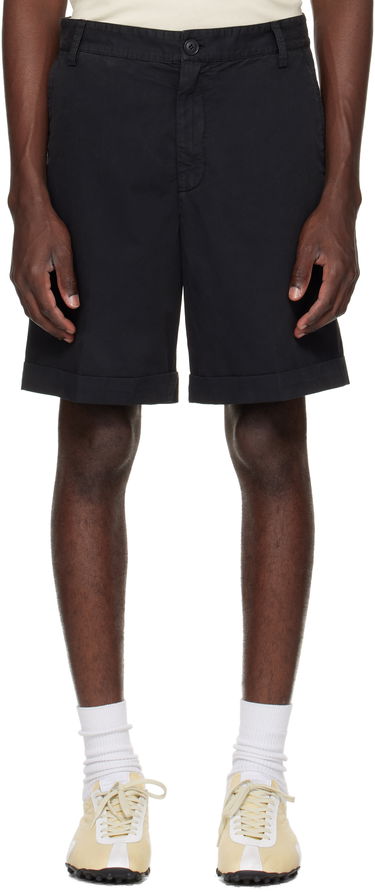 Kratke hlače A.P.C. A.P.C. Andrew Cuffed Shorts Črna | COHKU-H10219, 0