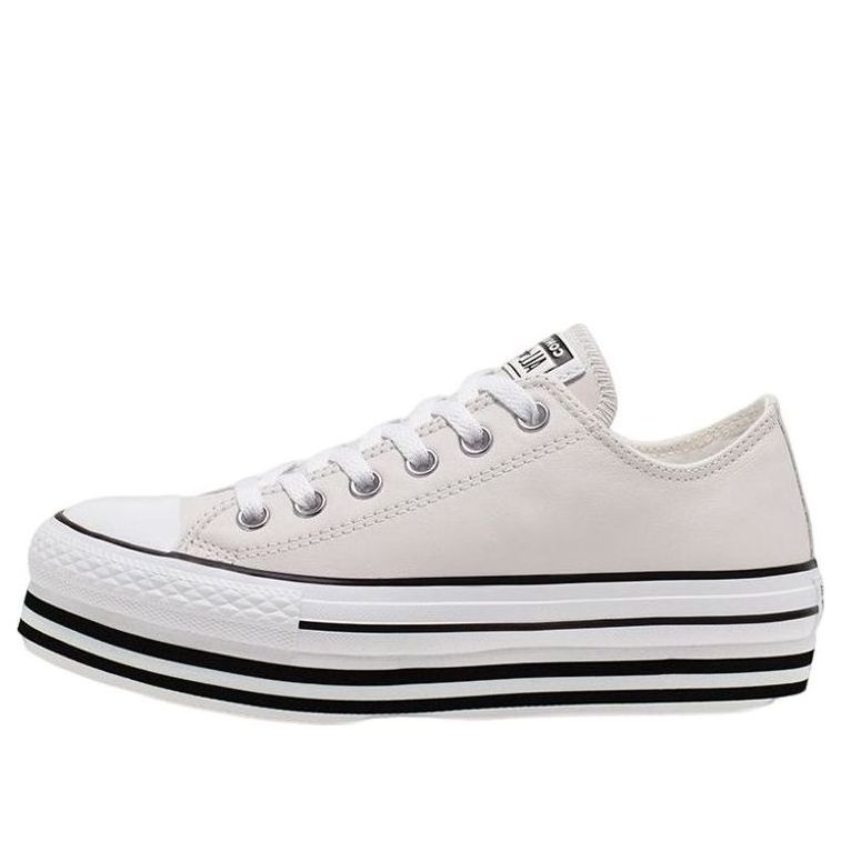 Superge in čevlji Converse Chuck Taylor All Star Platform Low Top Bela | 565829C, 0