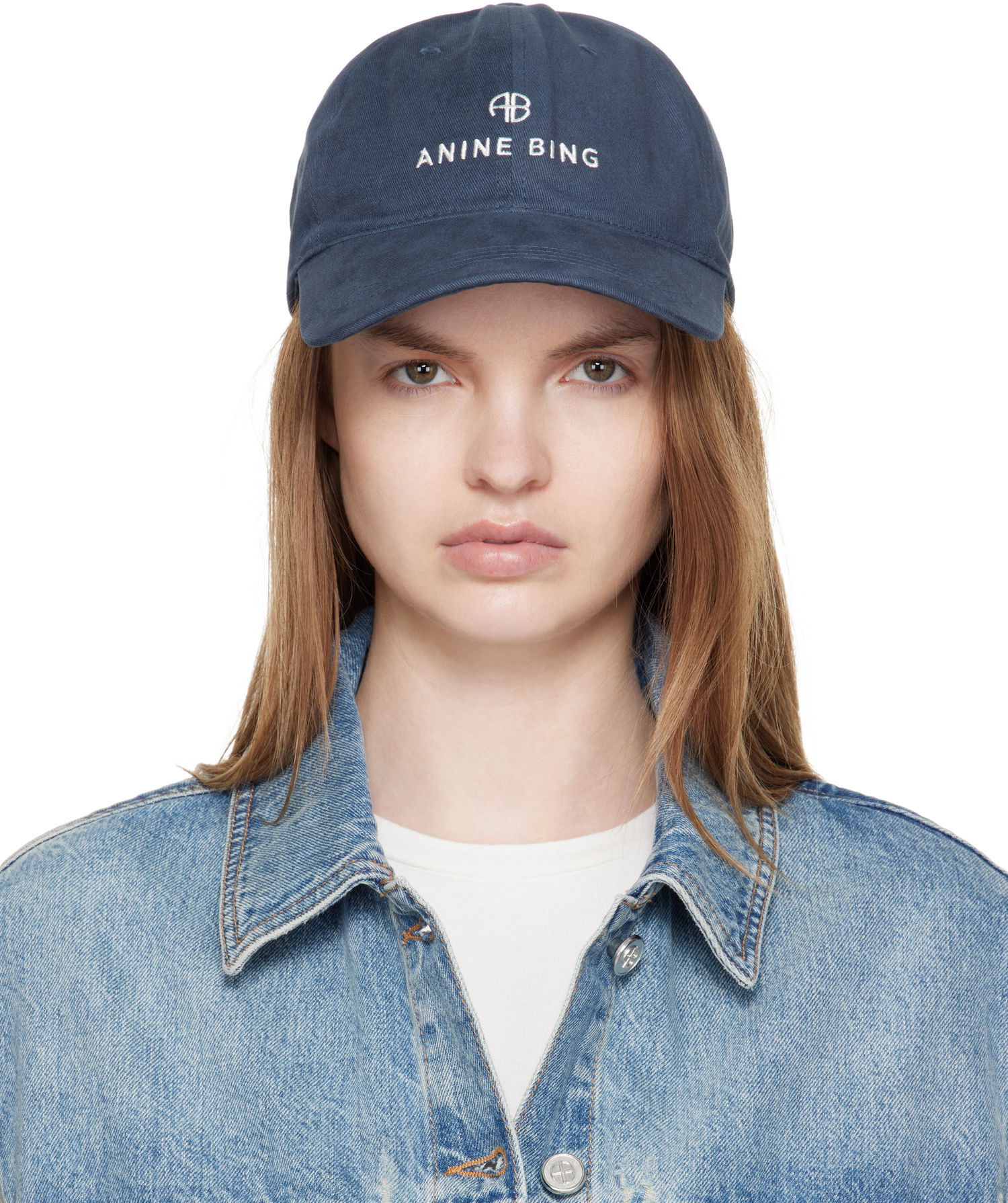 Kapa Anine Bing Anine Bing Jeremy Baseball Cap Mornarica | A-12-9084-BEL26, 0