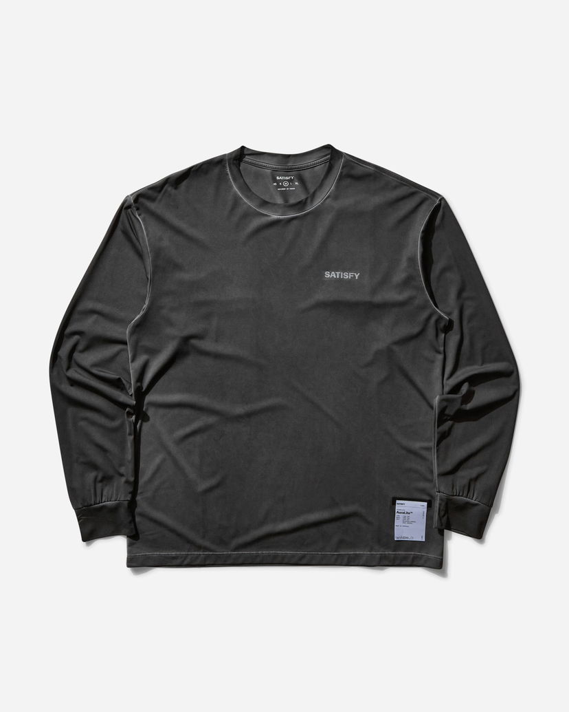 Majica Satisfy AuraLite Long Sleeve T-Shirt Črna | 11001 PB-SAB