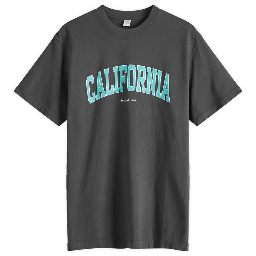 Majica Sporty & Rich Sporty & Rich California T-Shirt Siva | TO043514501BA02-BLK