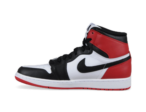 Omejena izdaja Jordan Air Jordan 1 Retro High OG "Black Toe" Bela | 555088-184