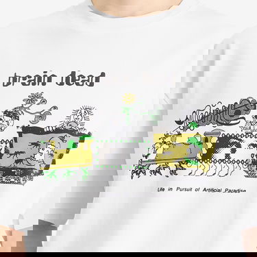 Majica Brain Dead Brain Dead Artificial Paradise Graphic Tee, Size Large Bela | BDS25T00O044-WHT, 5