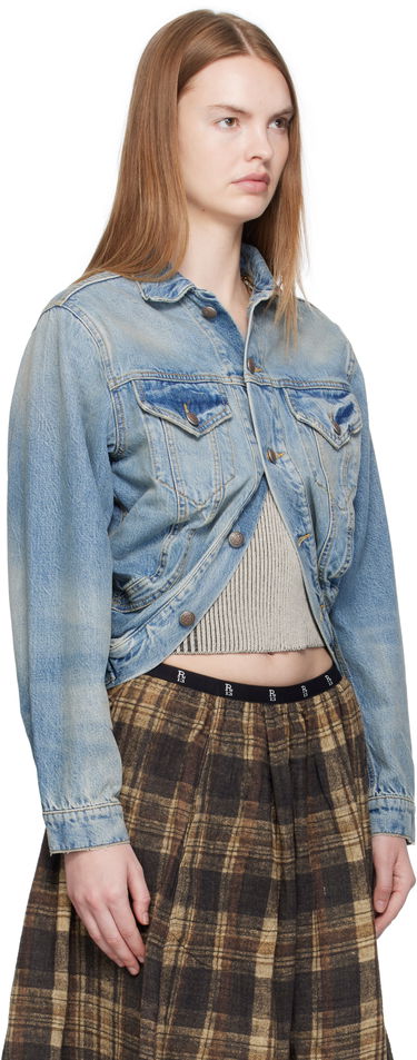Jakna R13 R13 Wrap Around Trucker Jacket Modra | R13WD182-D343A, 1