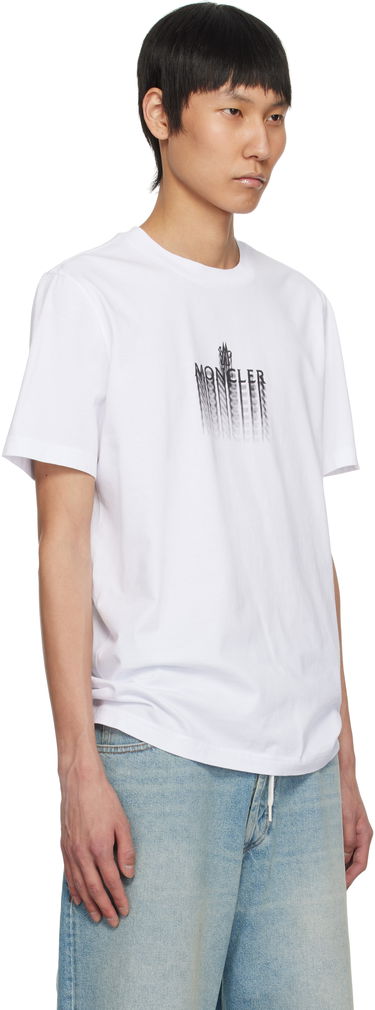 Majica Moncler Moncler Faded Logo Cotton T-Shirt Črna | K10918C0002989A17, 4