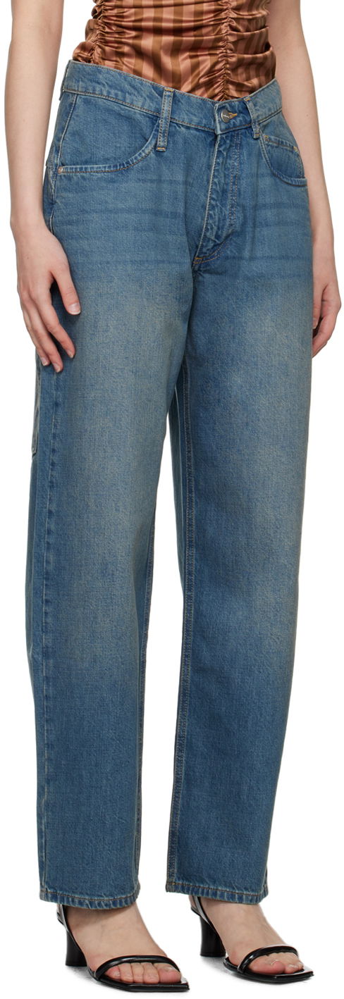 Kavbojke Miaou Miaou Echo Jeans Modra | 1036SD4ECH, 1