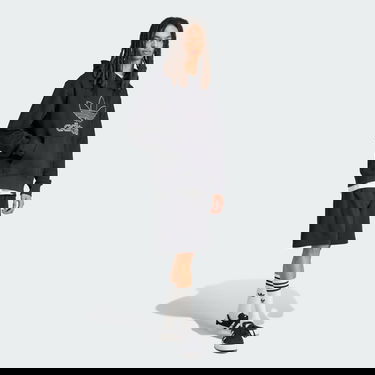 Pulover adidas Performance Outline Trefoil Hoodie Črna | JP1079, 1