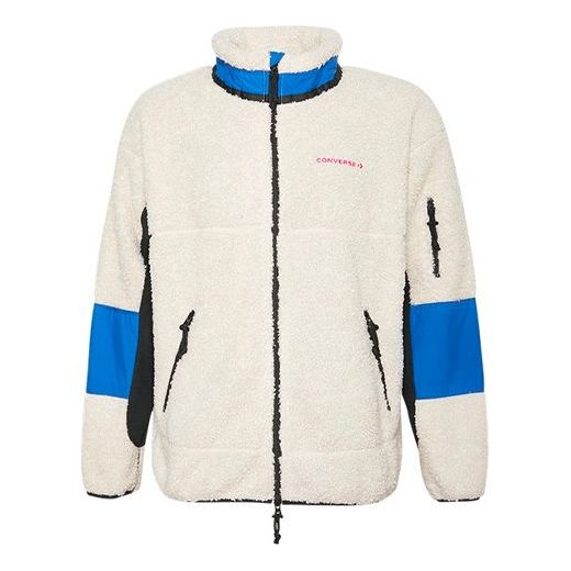 Bomber jakna Converse Converse Sherpa Fleece Jacket Bež | 10018039-101