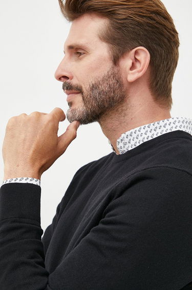 Pleteni pulover CALVIN KLEIN Sweater Črna | K10K109474.9BYY, 0