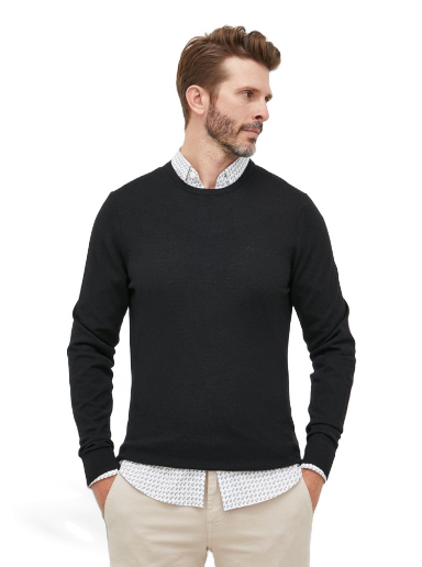 Pleteni pulover CALVIN KLEIN Sweater Črna | K10K109474.9BYY