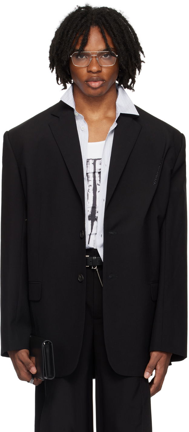 Plašči Y/PROJECT Blazer Pinched Črna | 201BL002