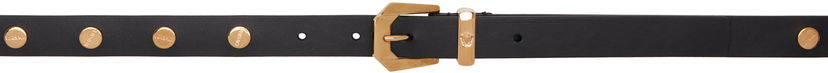 Pasovi Versace Medusa Heritage Leather Belt Črna | 1012958_DVTA9