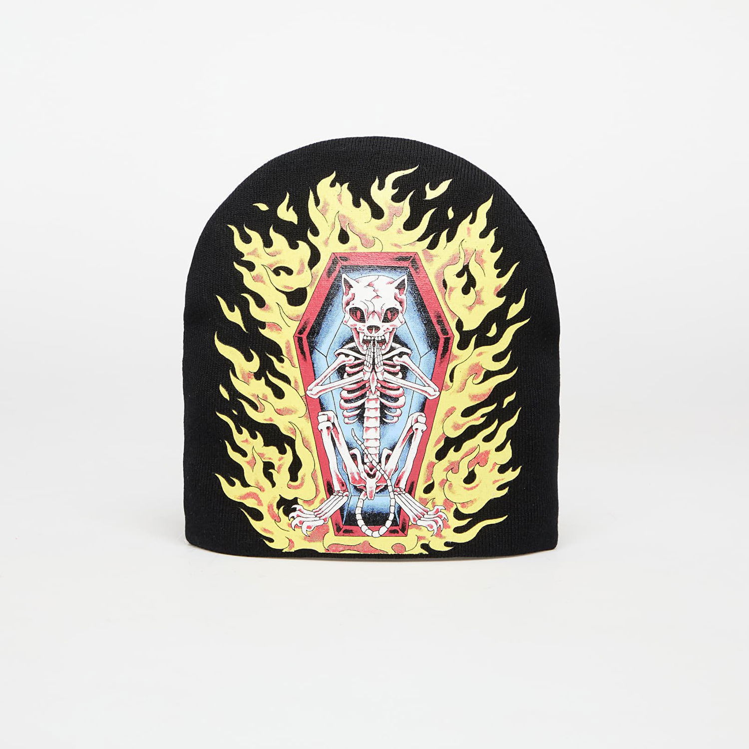 Beanie RIPNDIP Burn In Heck Graphic Beanie Črna | RNDHOL24194, 1