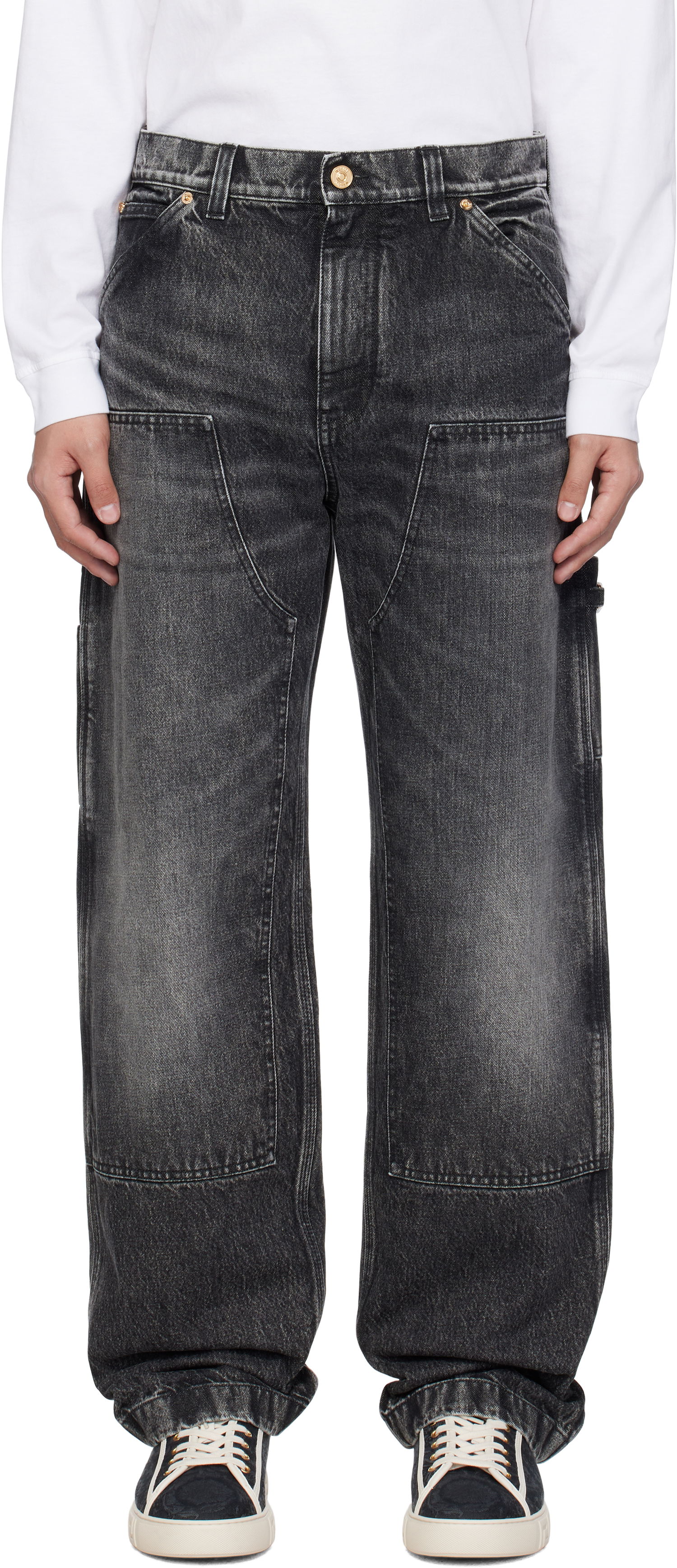 Kavbojke Versace Versace Carpenter Jeans Črna | 1017860_1A13718, 0