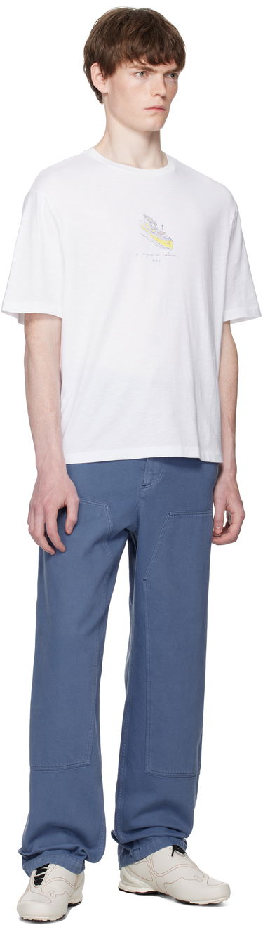Majica A.P.C. A.P.C. Jack Graphic T-Shirt Bela | COHJC-H26517, 3