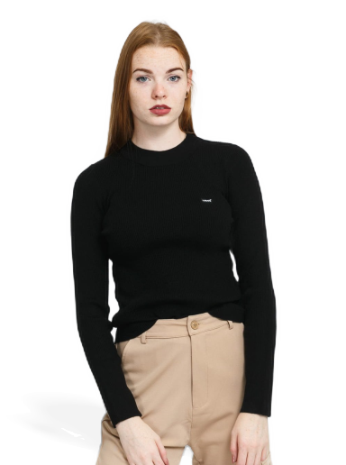 Pleteni pulover Levi's Crew Rib Črna | A0719-0000