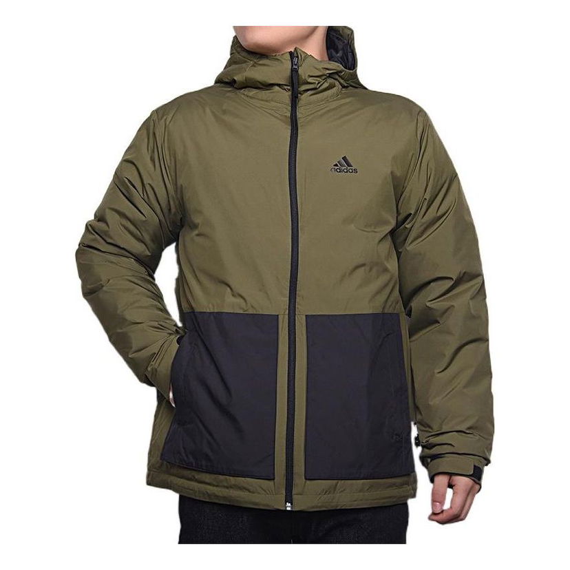 Parka adidas Originals Hooded Padded Jacket Zelena | H23085