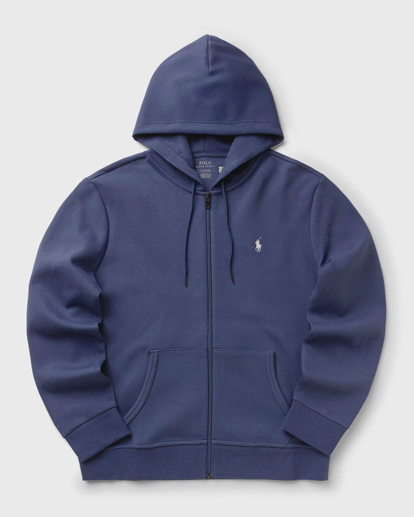 Pulover Polo by Ralph Lauren Long Sleeve Hooded Full-Zip Sweatshirt Modra | 710881517071