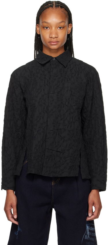 Srajce ADER ERROR Flag Textured Shirt Črna | BN01SSSH0102BK, 0