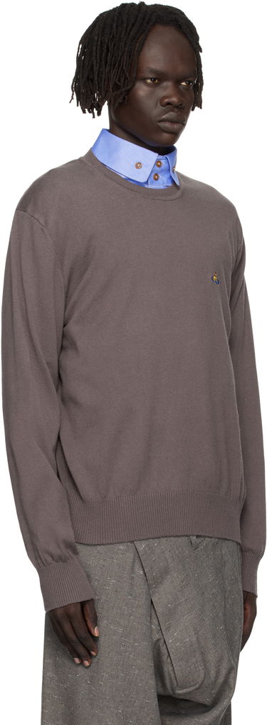 Pleteni pulover Vivienne Westwood Vivienne Westwood Alex Round Neck Sweater Črna | 27010012-Y001V-, 4
