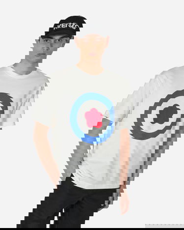 Majica KENZO Oversize Target T-Shirt Bela | FD65TS1114SG 02, 0