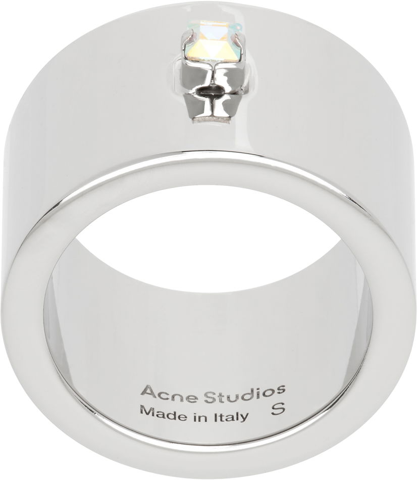 Prstan Acne Studios Acne Studios Crystal Ring Kovinski | C50458-