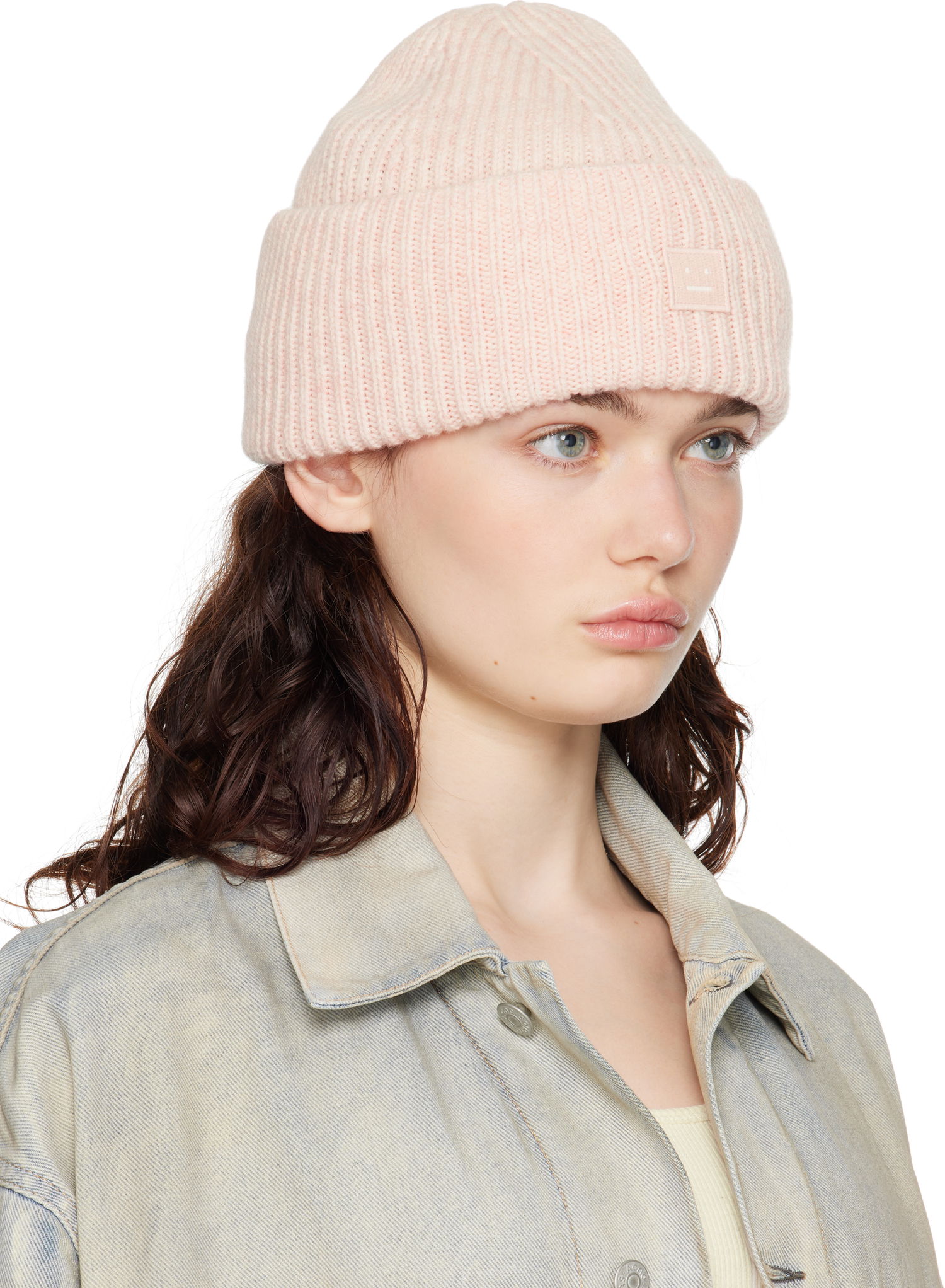 Beanie Acne Studios Small Logo Beanie Zelena | C40270-, 1