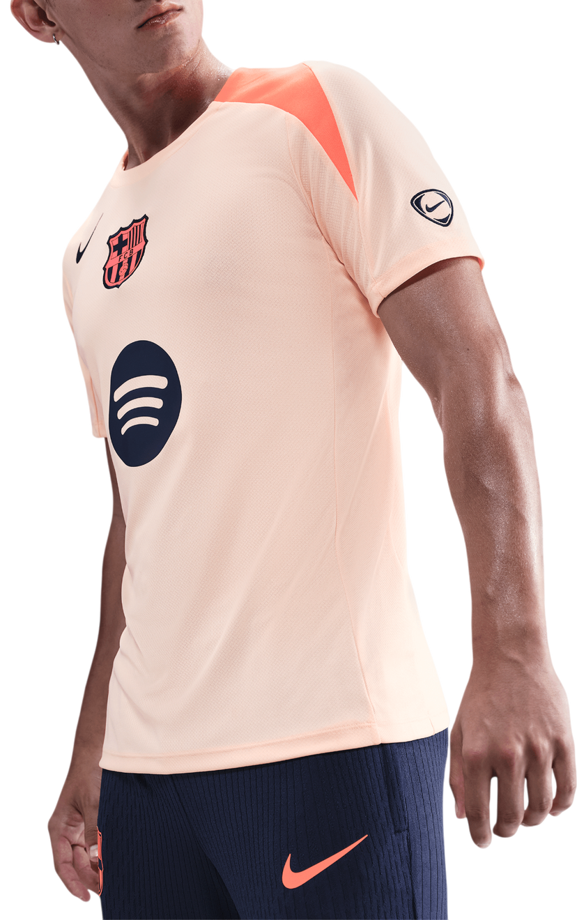 Majica Nike FC Barcelona Strike Training Shirt Dri-FIT Total 90 Oranžna | hm3344-808