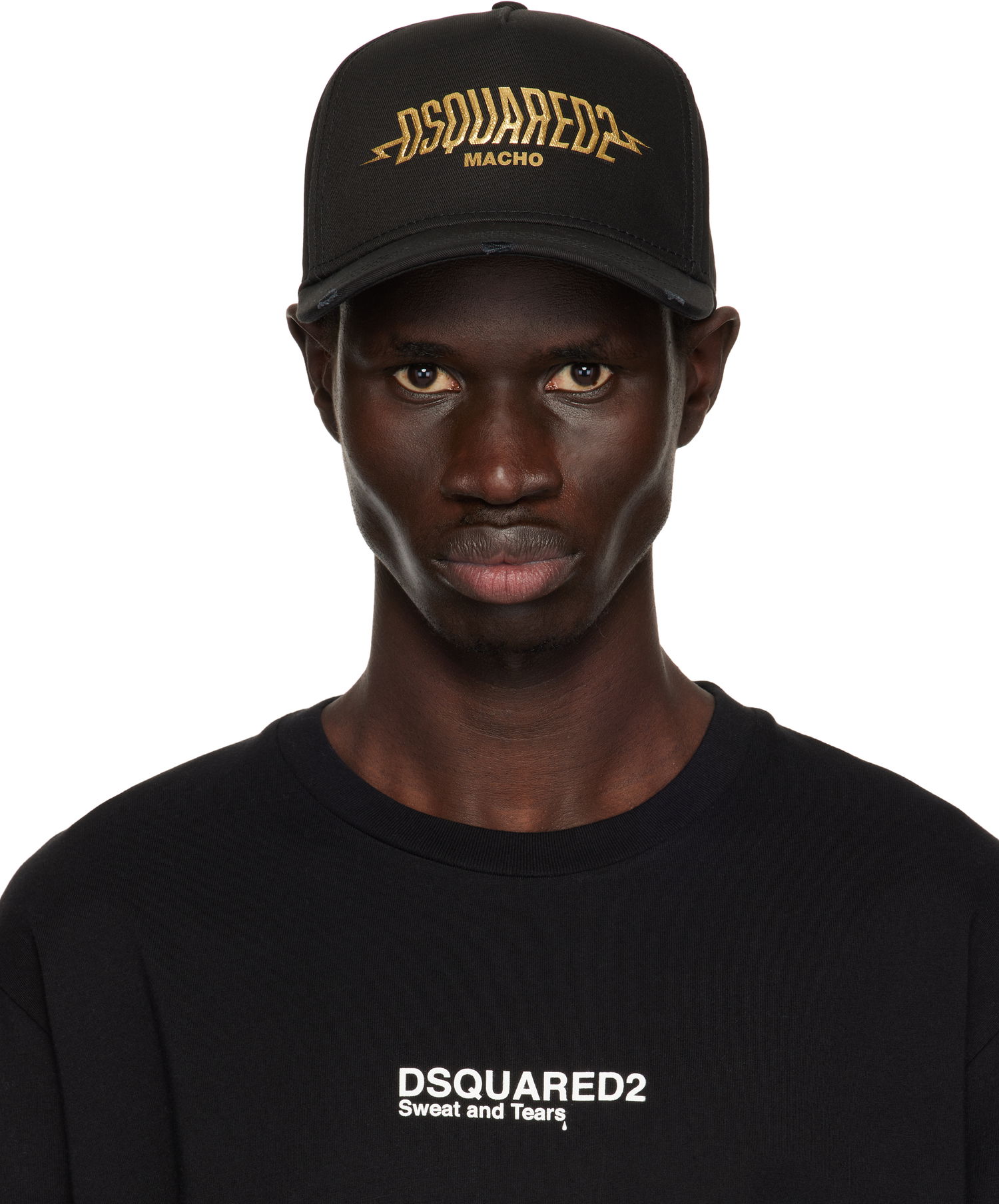 Kapa DSQUARED2 Dsquared2 'Macho' Baseball Cap Črna | BCM0906 05C00001 2124, 0