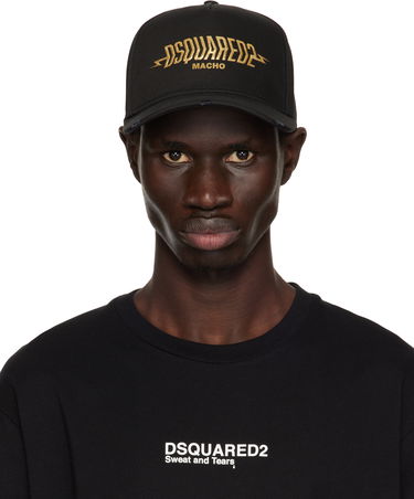 Kapa DSQUARED2 Dsquared2 'Macho' Baseball Cap Črna | BCM0906 05C00001 2124, 0
