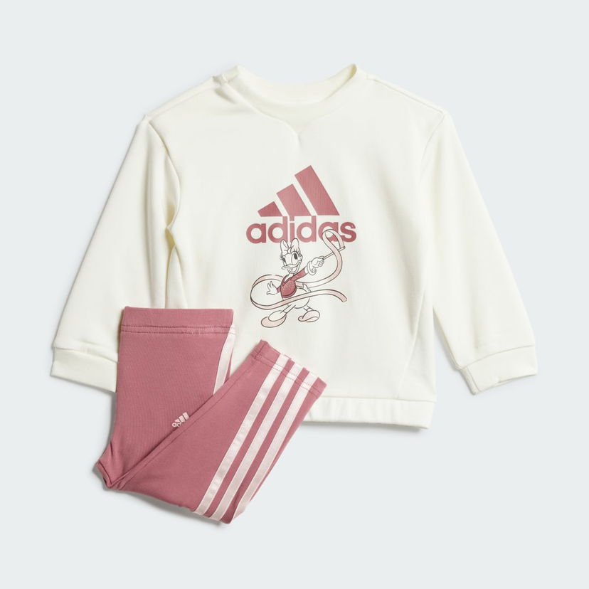 Trenirka adidas Performance Disney Daisy Duck Tracksuit Bela | IZ2835