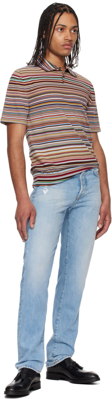 Polo majica Paul Smith Paul Smith Signature Stripe Knitted Polo Večbarvna | M1R-270Y-P02682, 3