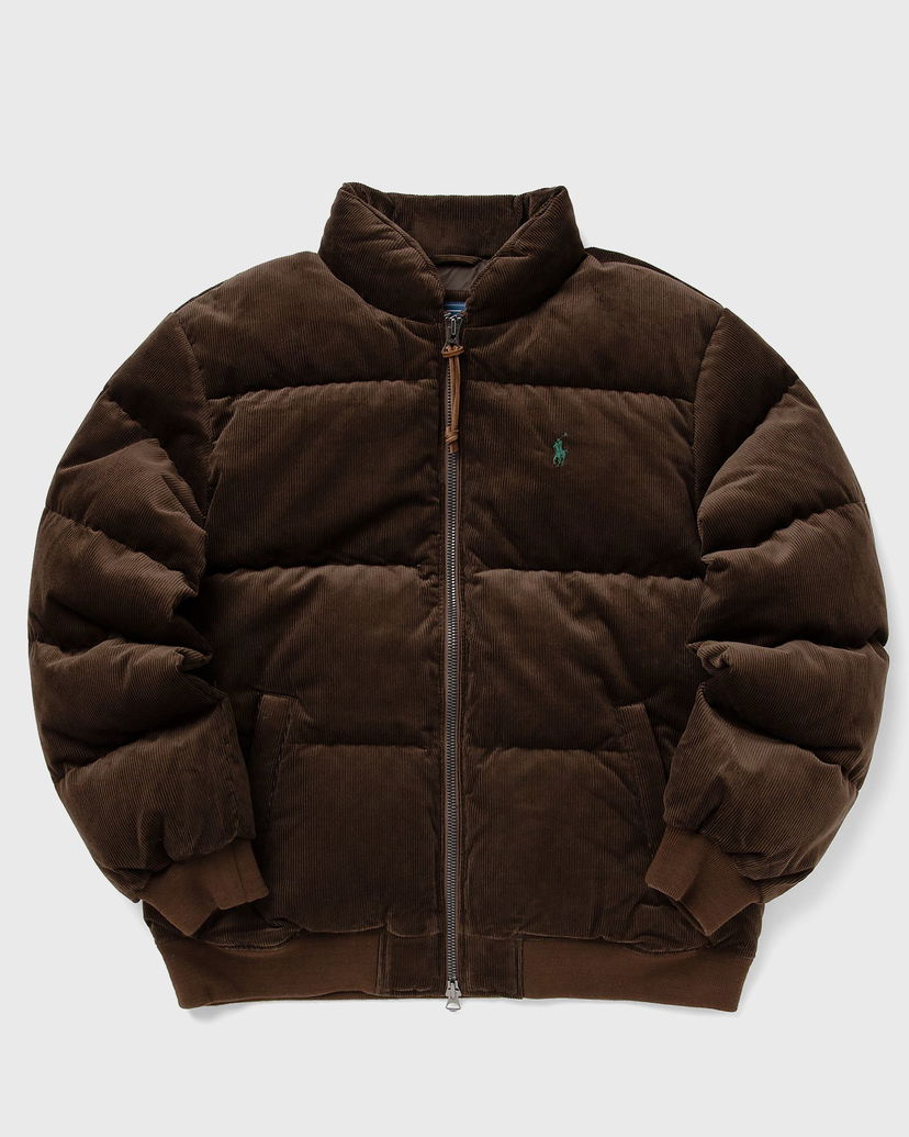 Puhovka Polo by Ralph Lauren Corduroy Puffer Bomber Jacket Rjava | 710967785001