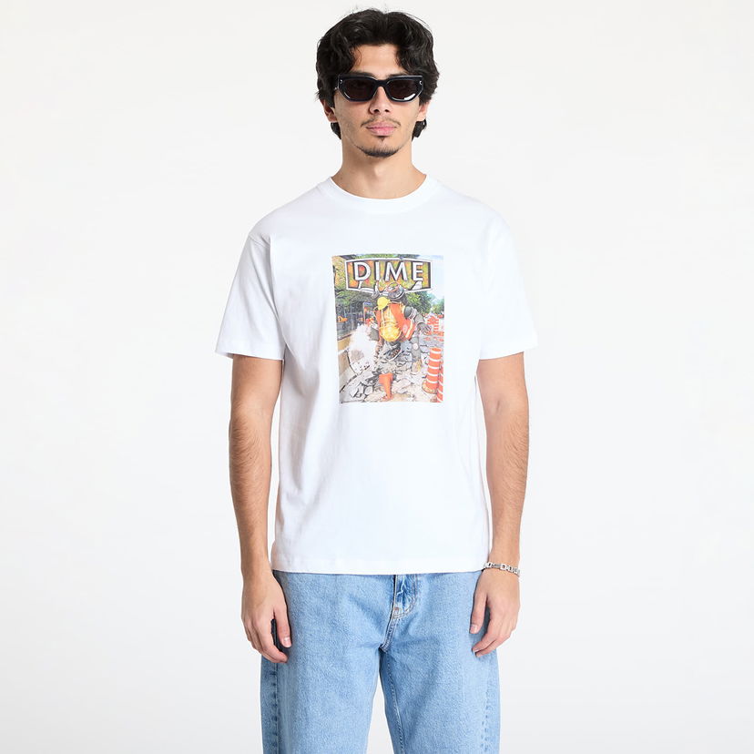 Majica Dime DIME Pothole T-Shirt Bela | DIMEHO2461WHT