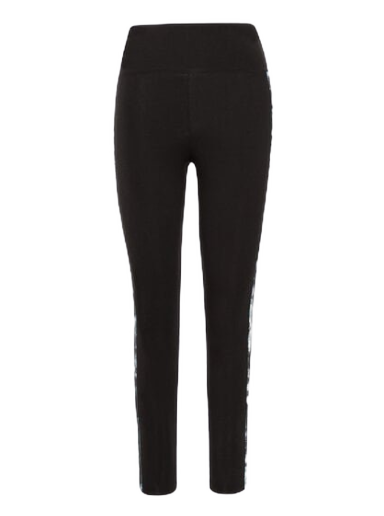 Hlače in kavbojke adidas Originals Flower Tight Črna | II3192