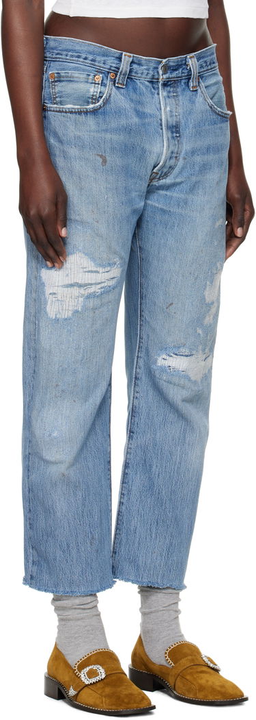 Kavbojke RE/DONE Re/Done Levi's Edition Boyfriend Jeans Modra | 1188BFJ, 1