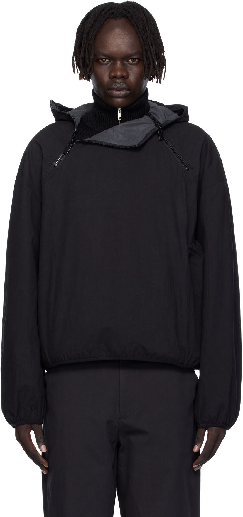 Jakna HELIOT EMIL HELIOT EMIL Reversible Anorak Črna | AW25_M_02_162_BLK01