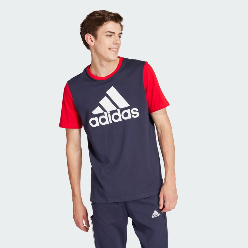 Majica adidas Performance Essentials Big Logo Jersey T-Shirt Mornarica | IL5660